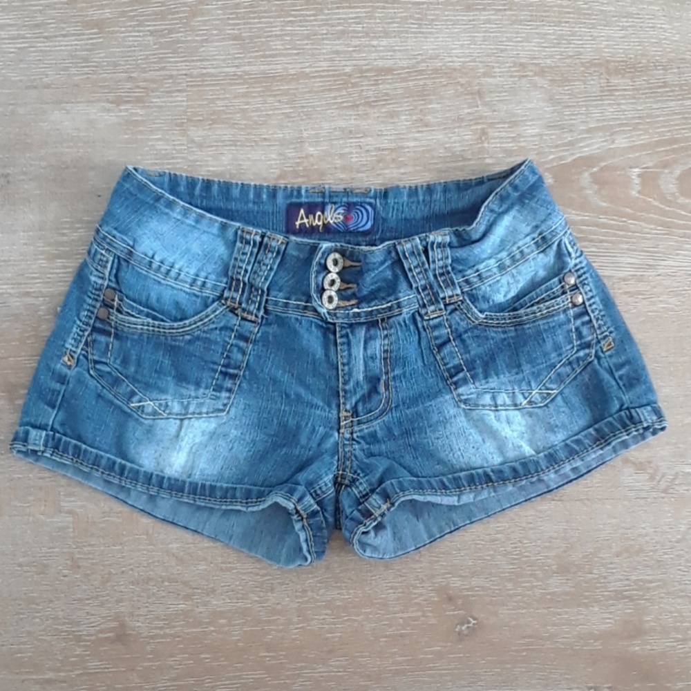 Angels Blue Denim Shorts